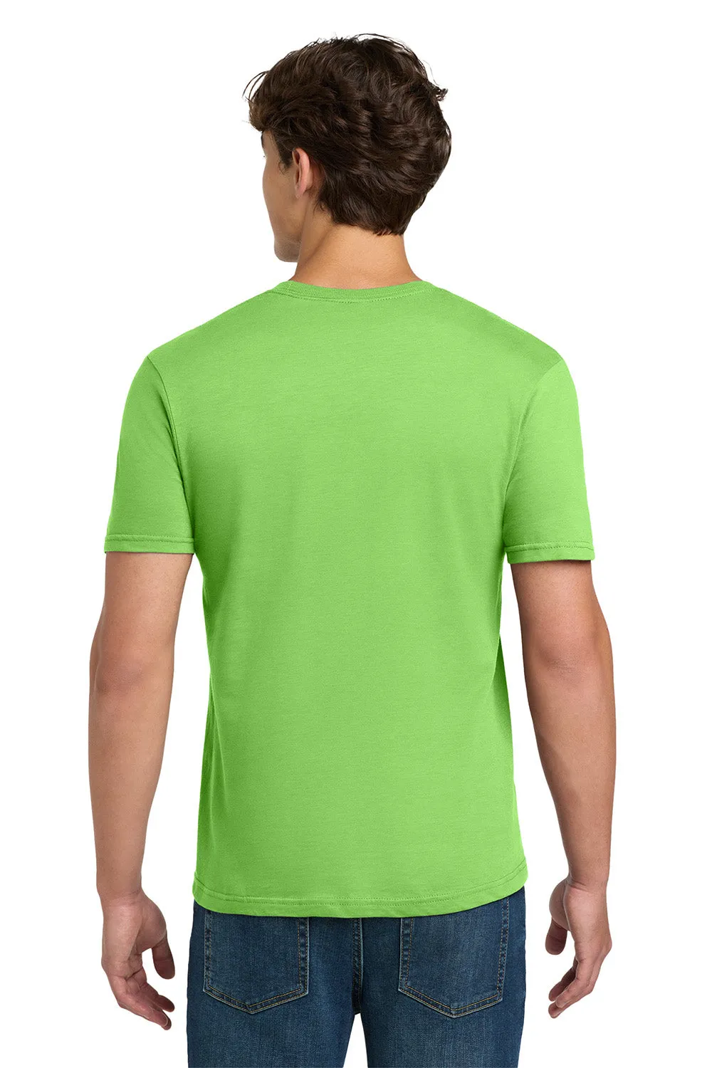 Gildan Mens Softstyle Short Sleeve Crewneck T-Shirt - Lime Green  Affordable Clothing Gildan