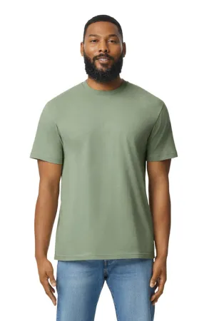 Gildan Mens Softstyle Short Sleeve Crewneck T-Shirt - Sage Green  Affordable Clothing Gildan