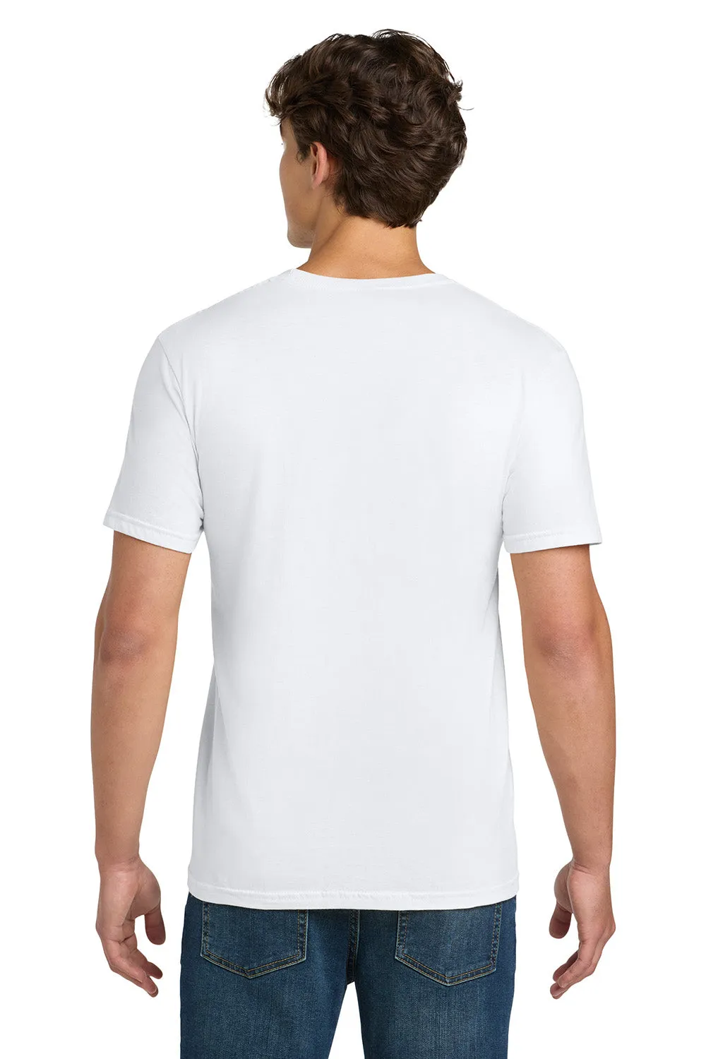 Gildan Mens Softstyle Short Sleeve Crewneck T-Shirt - White  Affordable Clothing Gildan