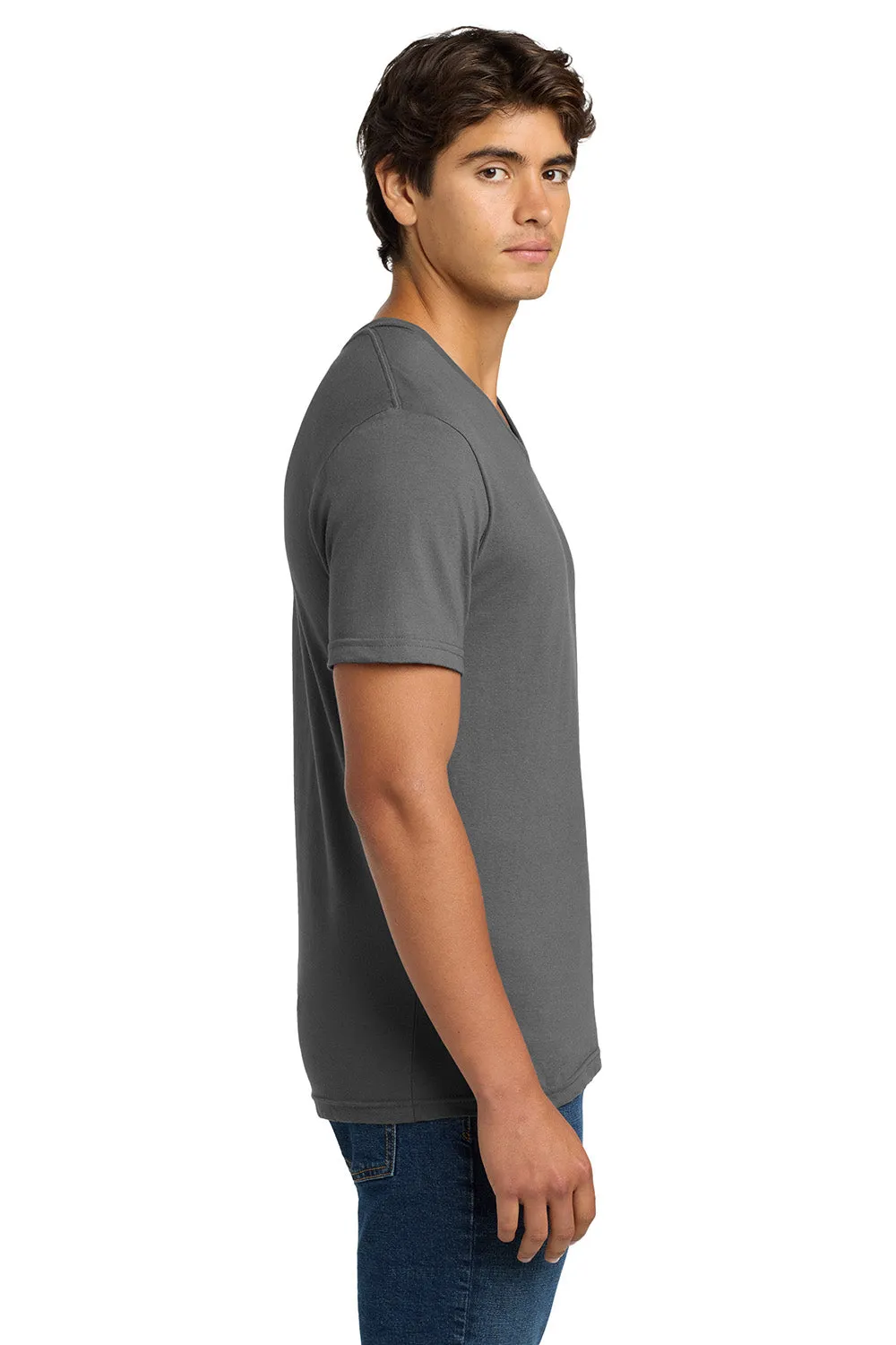 Gildan Mens Softstyle Short Sleeve V-Neck T-Shirt - Charcoal Grey  Affordable Clothing Gildan