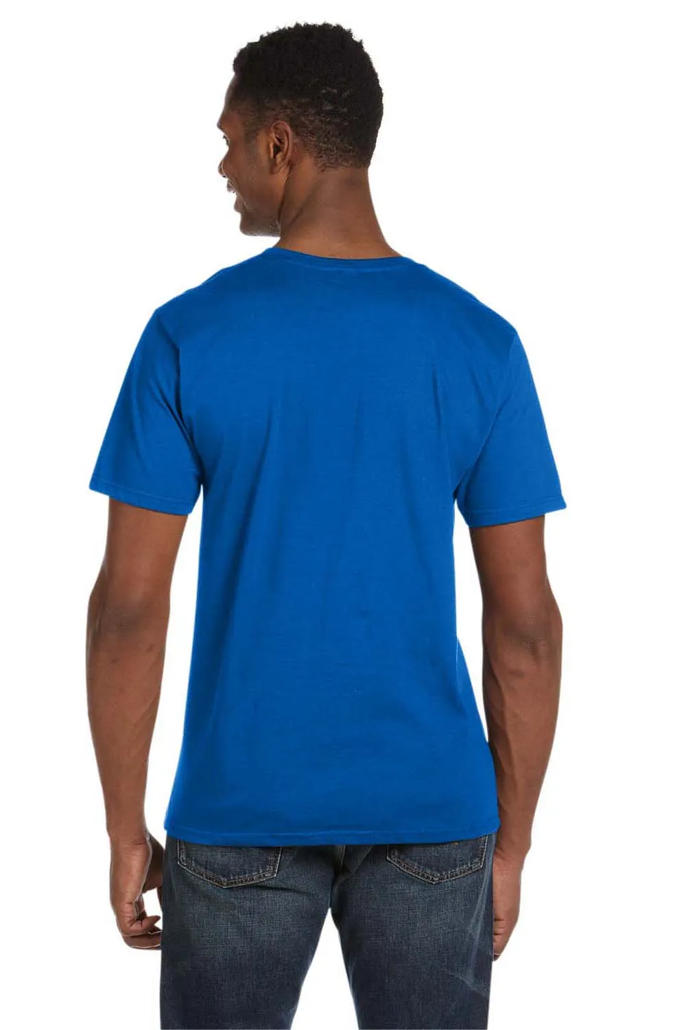 Gildan Mens Softstyle Short Sleeve V-Neck T-Shirt - Royal Blue  Affordable Clothing Gildan