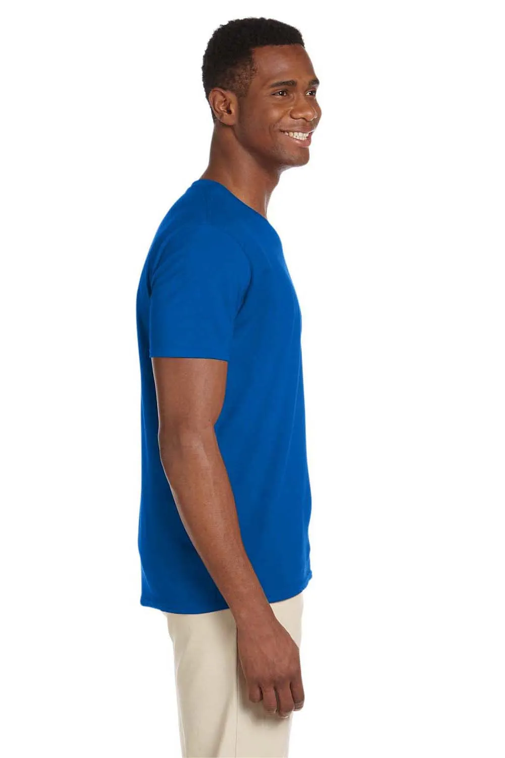 Gildan Mens Softstyle Short Sleeve V-Neck T-Shirt - Royal Blue  Affordable Clothing Gildan