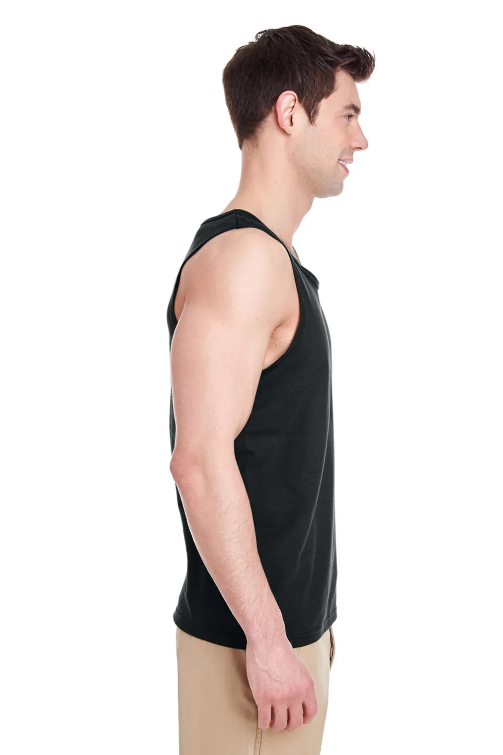 Gildan Mens Tank Top - Black  Affordable Clothing Gildan
