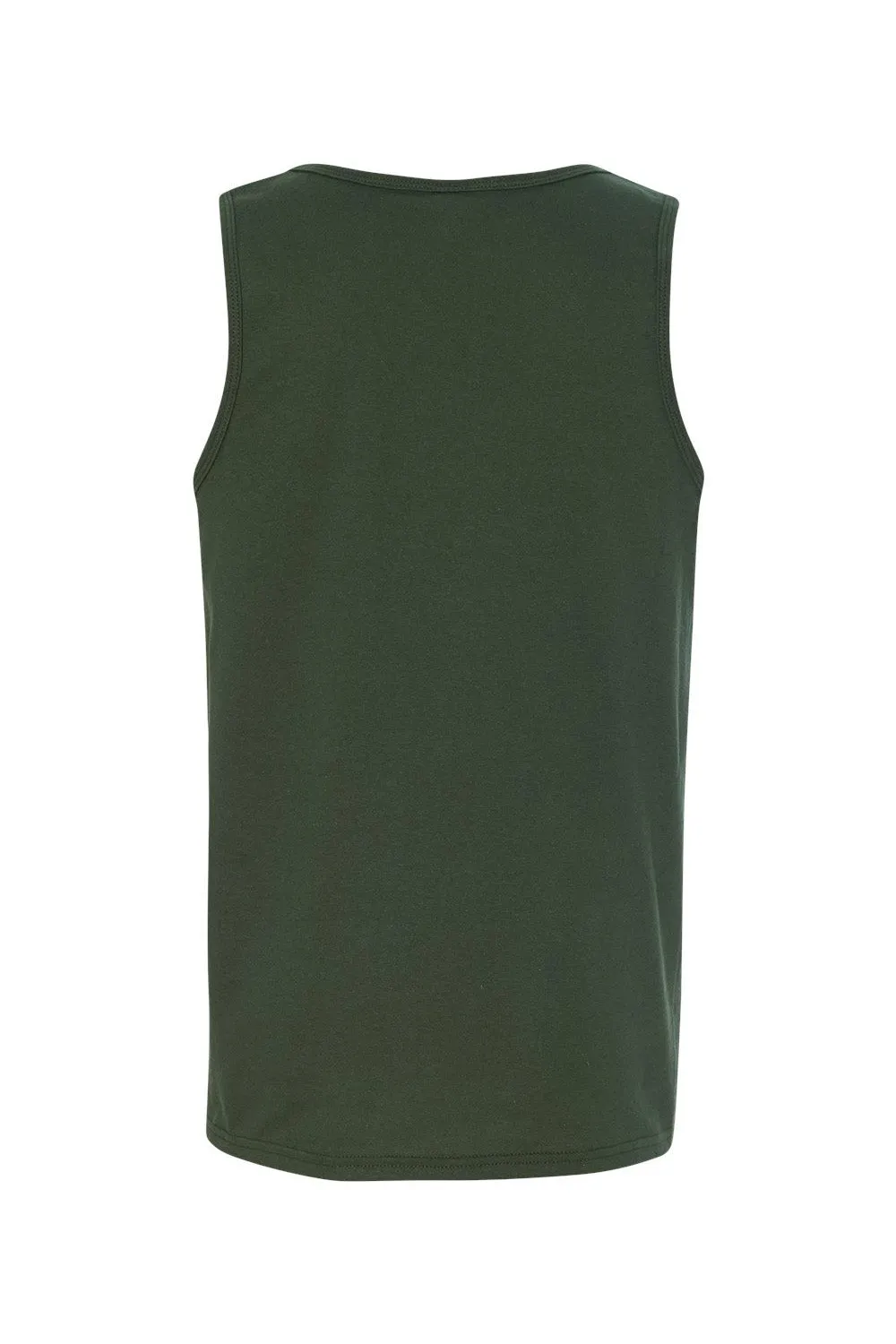 Gildan Mens Tank Top - Forest Green  Affordable Clothing Gildan
