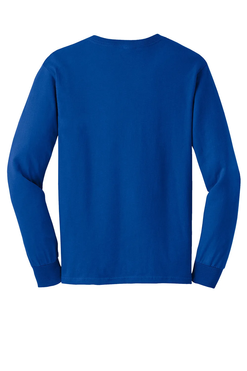 Gildan Mens Ultra Long Sleeve Crewneck T-Shirt - Royal Blue  Affordable Clothing Gildan