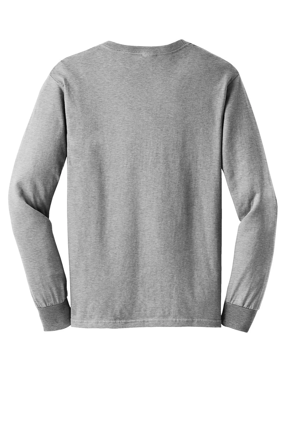 Gildan Mens Ultra Long Sleeve Crewneck T-Shirt - Sport Grey  Affordable Clothing Gildan