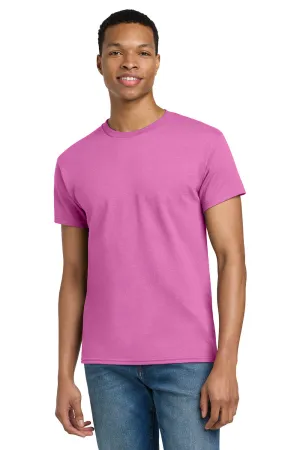 Gildan Mens Ultra Short Sleeve Crewneck T-Shirt - Azalea Pink  Affordable Clothing Gildan