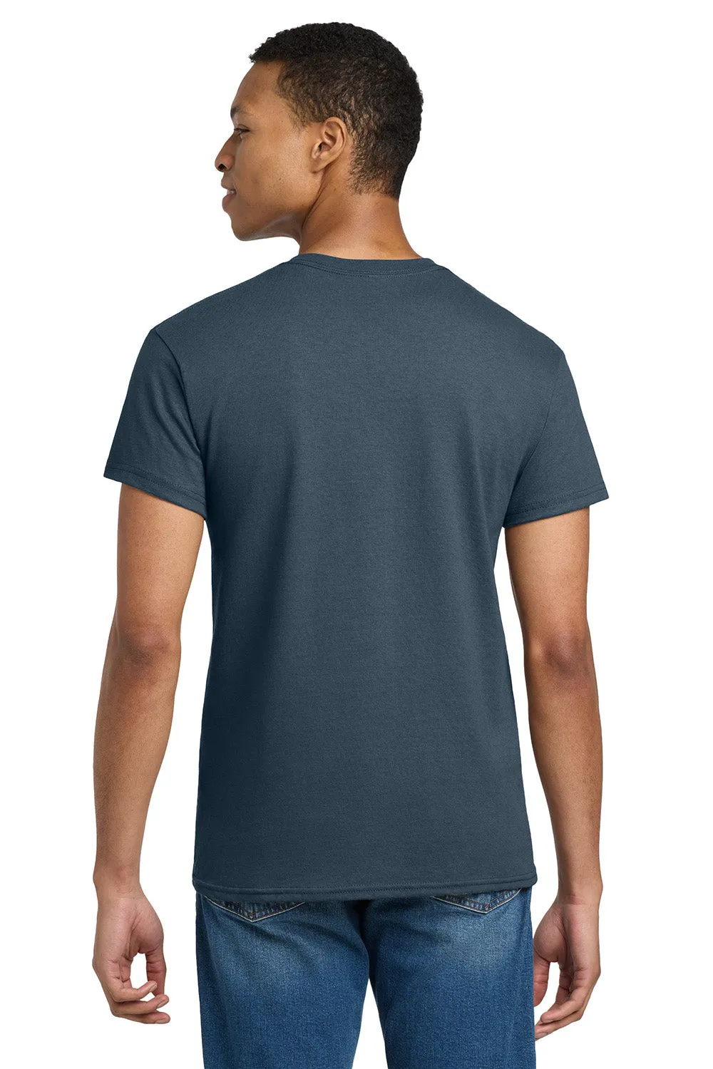 Gildan Mens Ultra Short Sleeve Crewneck T-Shirt - Blue Dusk  Affordable Clothing Gildan