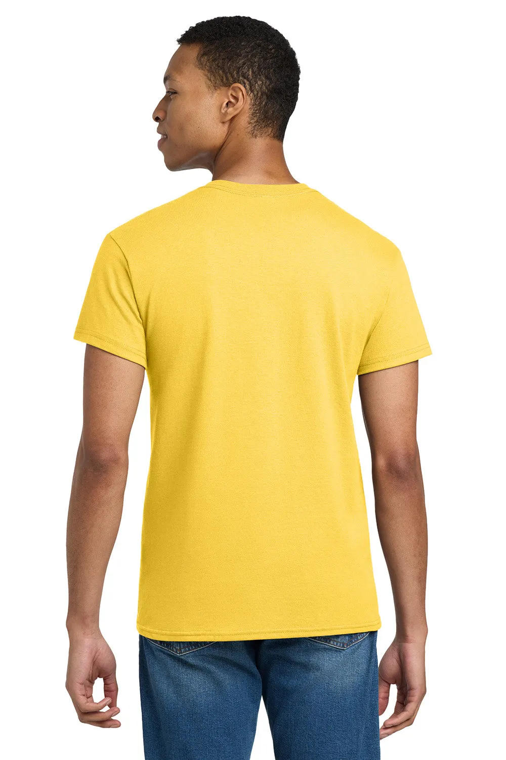Gildan Mens Ultra Short Sleeve Crewneck T-Shirt - Daisy Yellow  Affordable Clothing Gildan