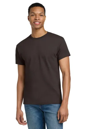 Gildan Mens Ultra Short Sleeve Crewneck T-Shirt - Dark Chocolate Brown  Affordable Clothing Gildan