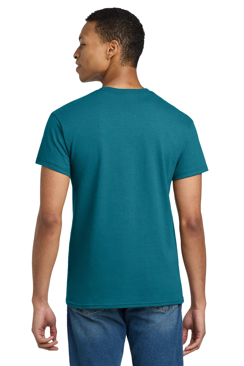 Gildan Mens Ultra Short Sleeve Crewneck T-Shirt - Galapagos Blue  Affordable Clothing Gildan