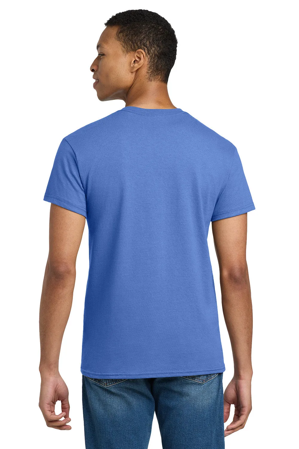 Gildan Mens Ultra Short Sleeve Crewneck T-Shirt - Iris Blue  Affordable Clothing Gildan