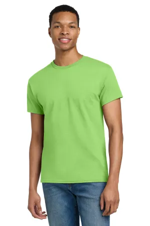 Gildan Mens Ultra Short Sleeve Crewneck T-Shirt - Lime Green  Affordable Clothing Gildan