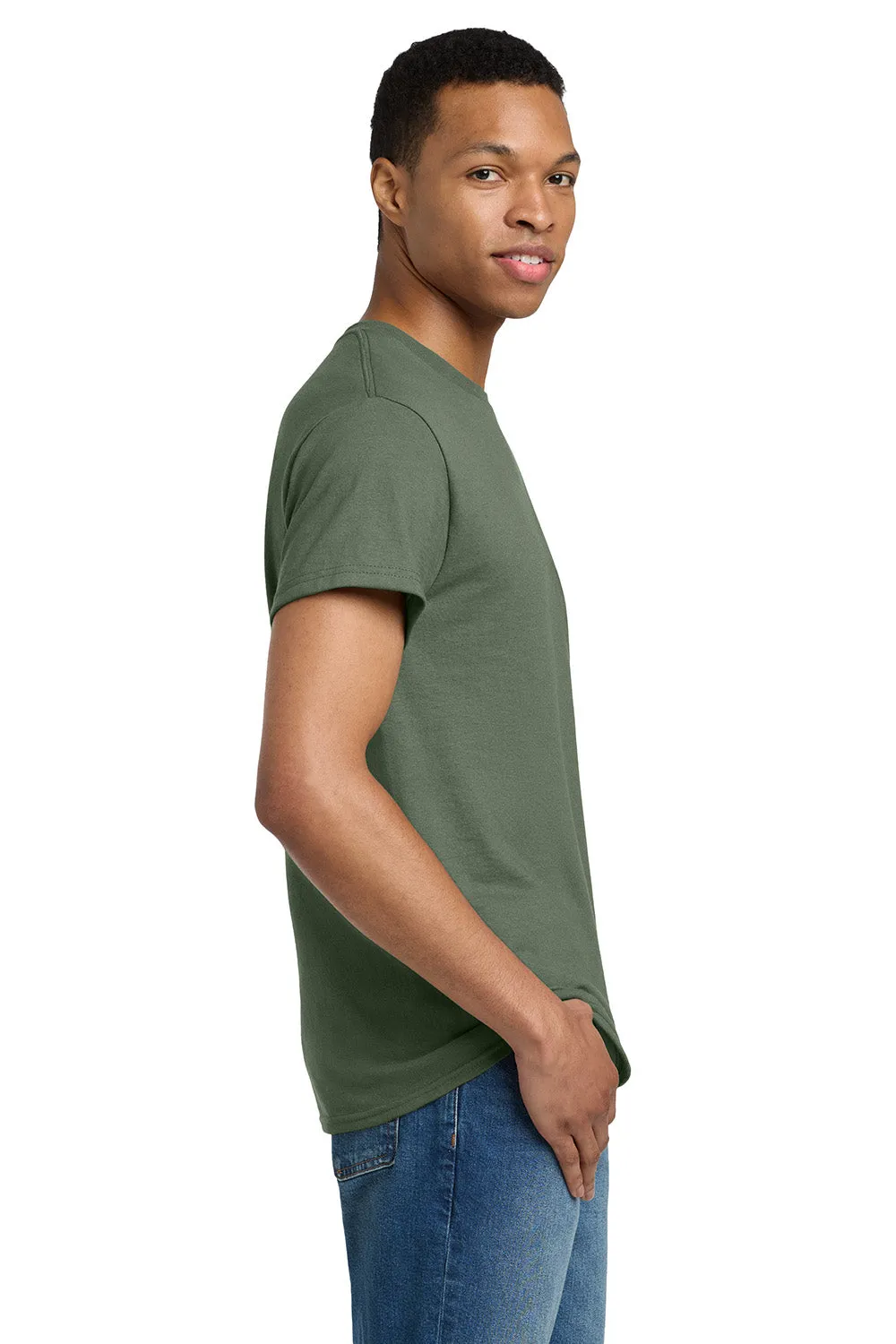 Gildan Mens Ultra Short Sleeve Crewneck T-Shirt - Military Green  Affordable Clothing Gildan