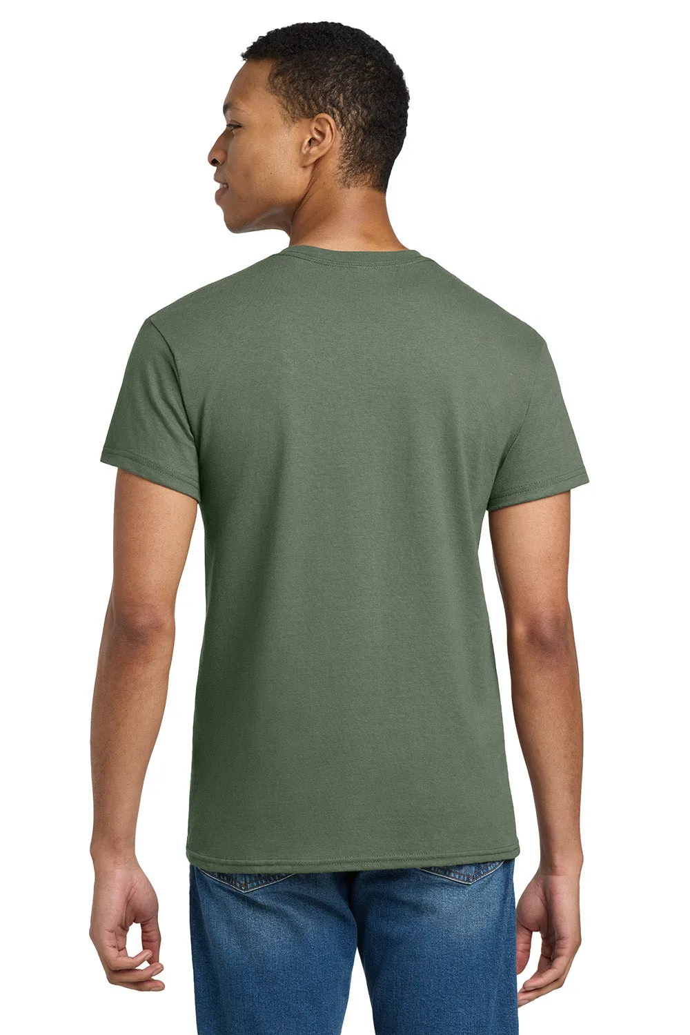 Gildan Mens Ultra Short Sleeve Crewneck T-Shirt - Military Green  Affordable Clothing Gildan