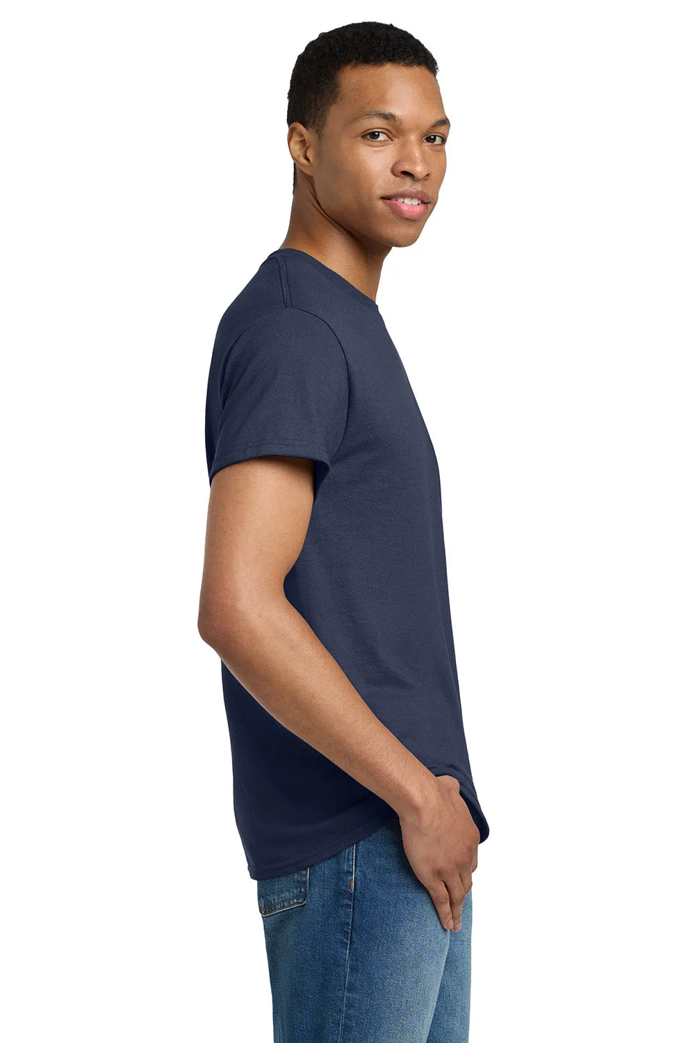 Gildan Mens Ultra Short Sleeve Crewneck T-Shirt - Navy Blue  Affordable Clothing Gildan