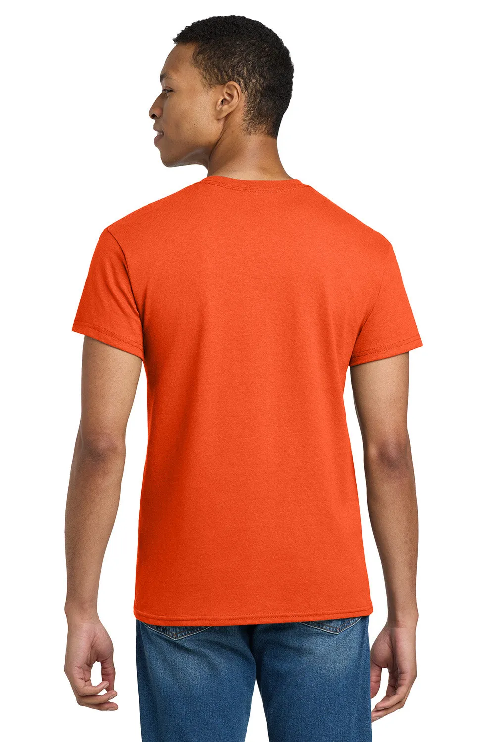 Gildan Mens Ultra Short Sleeve Crewneck T-Shirt - Orange  Affordable Clothing Gildan