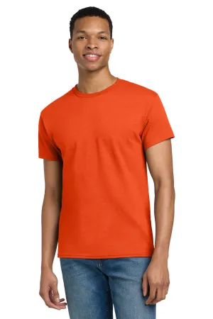Gildan Mens Ultra Short Sleeve Crewneck T-Shirt - Orange  Affordable Clothing Gildan