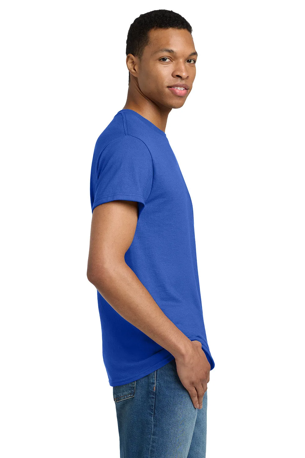 Gildan Mens Ultra Short Sleeve Crewneck T-Shirt - Royal Blue  Affordable Clothing Gildan