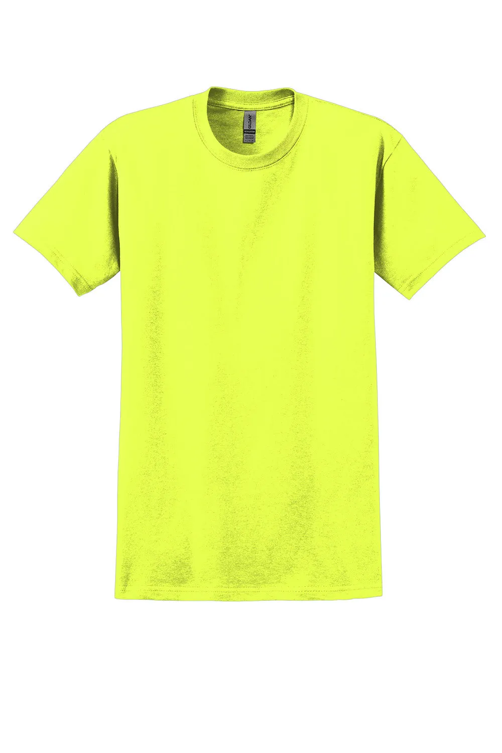 Gildan Mens Ultra Short Sleeve Crewneck T-Shirt - Safety Green  Affordable Clothing Gildan