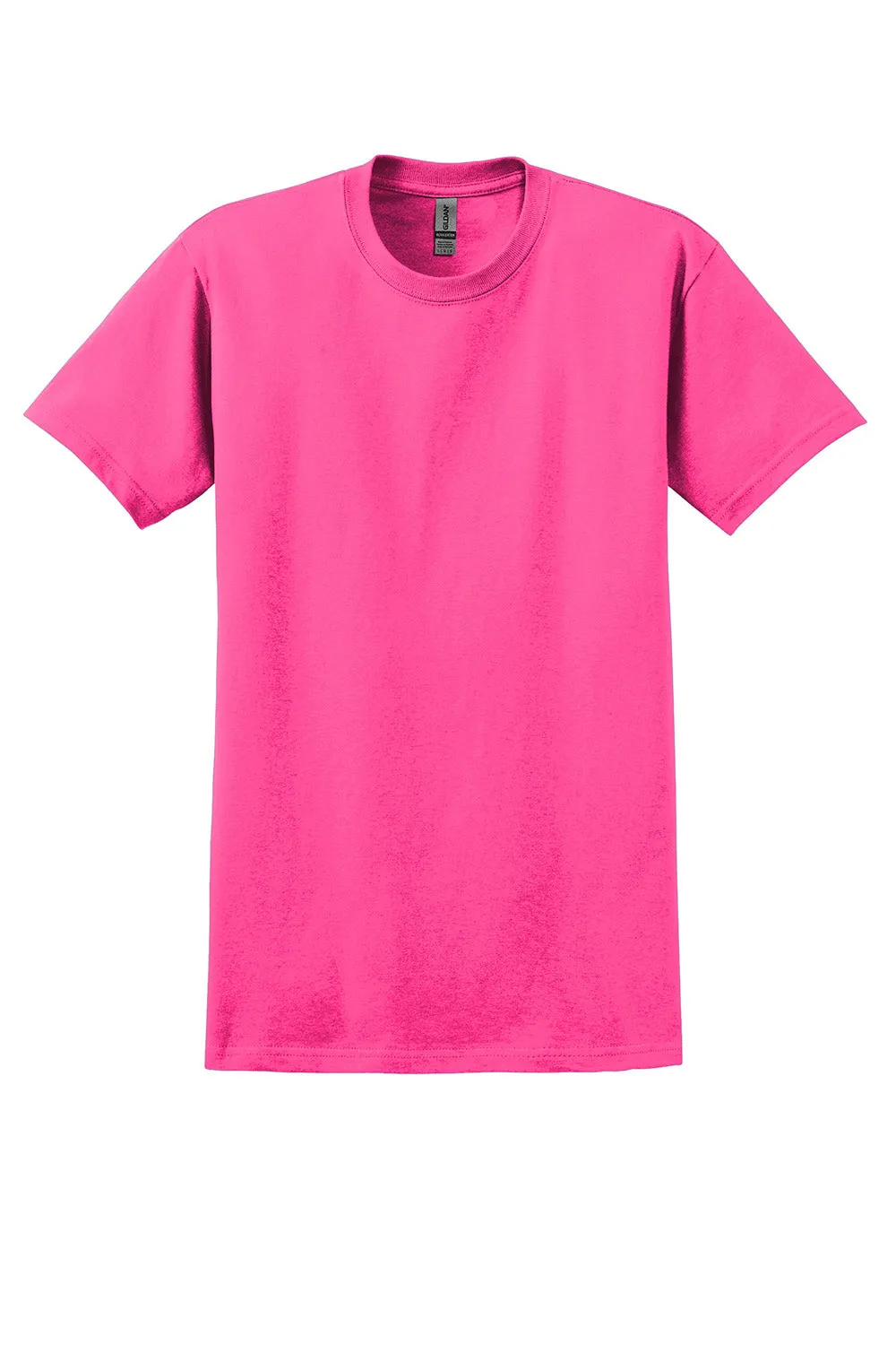 Gildan Mens Ultra Short Sleeve Crewneck T-Shirt - Safety Pink  Affordable Clothing Gildan