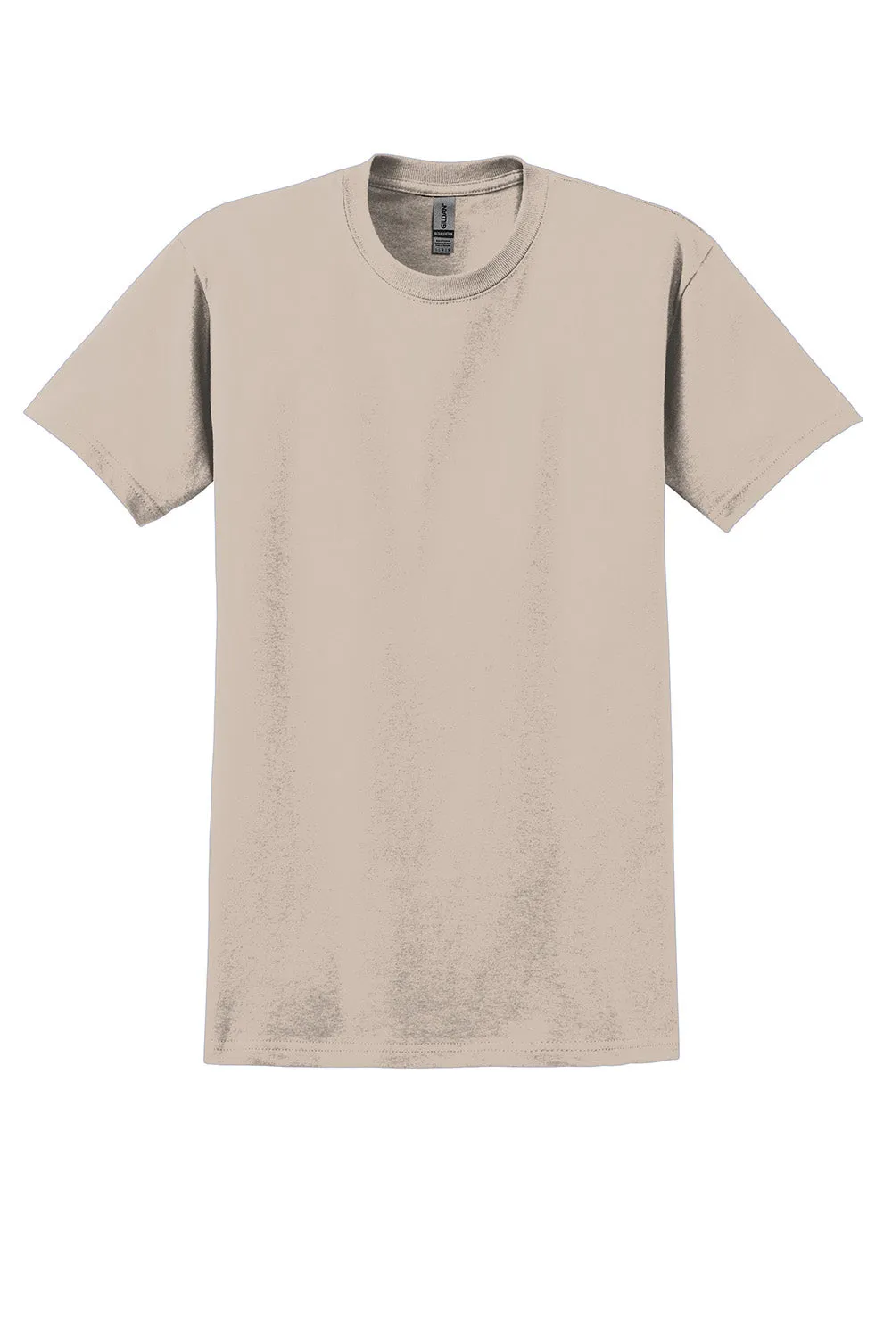 Gildan Mens Ultra Short Sleeve Crewneck T-Shirt - Sand  Affordable Clothing Gildan
