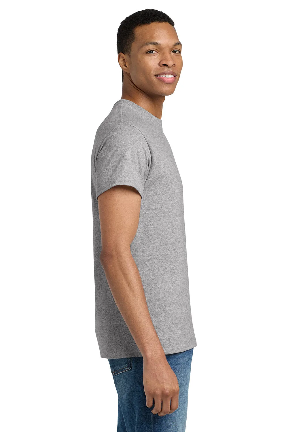 Gildan Mens Ultra Short Sleeve Crewneck T-Shirt - Sport Grey  Affordable Clothing Gildan