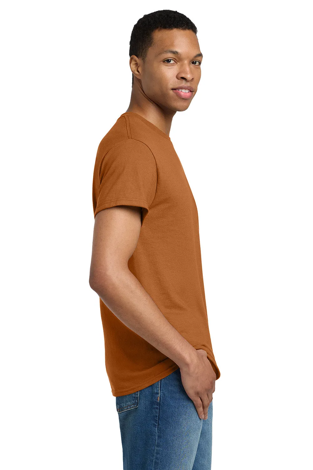 Gildan Mens Ultra Short Sleeve Crewneck T-Shirt - Texas Orange  Affordable Clothing Gildan