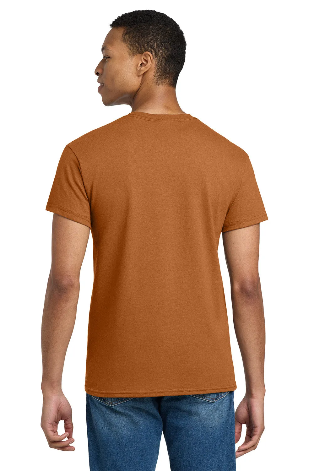 Gildan Mens Ultra Short Sleeve Crewneck T-Shirt - Texas Orange  Affordable Clothing Gildan