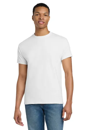 Gildan Mens Ultra Short Sleeve Crewneck T-Shirt - White  Affordable Clothing Gildan