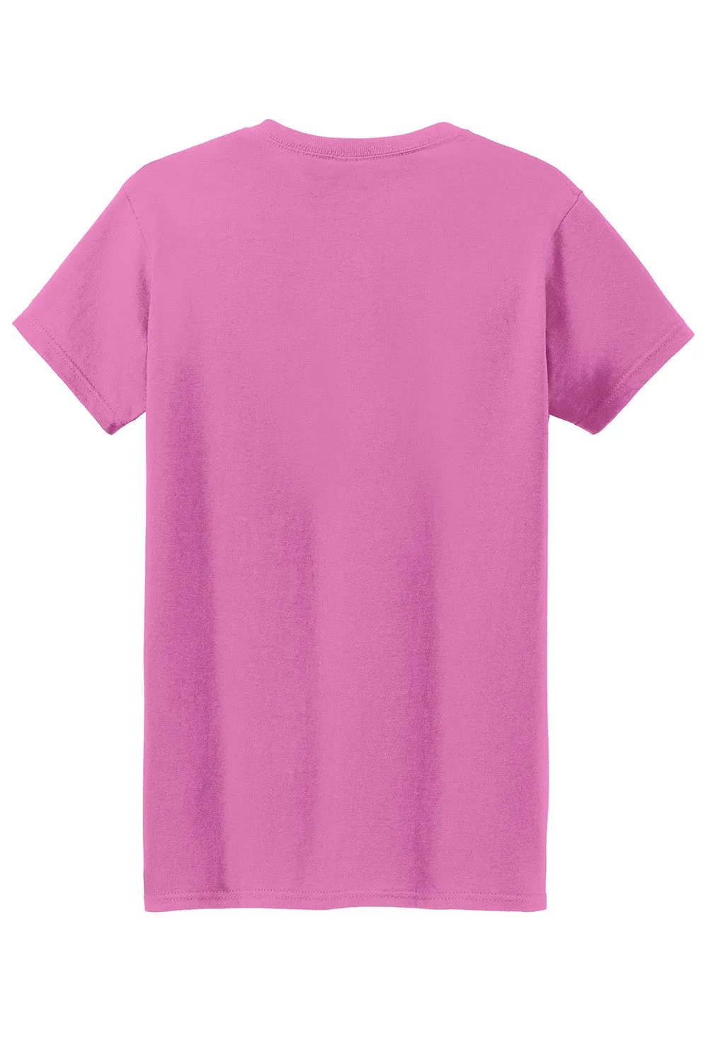 Gildan Womens Short Sleeve Crewneck T-Shirt - Azalea Pink  Affordable Clothing Gildan