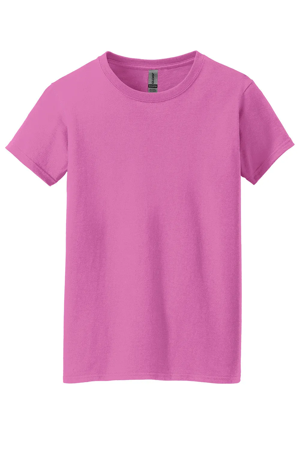 Gildan Womens Short Sleeve Crewneck T-Shirt - Azalea Pink  Affordable Clothing Gildan