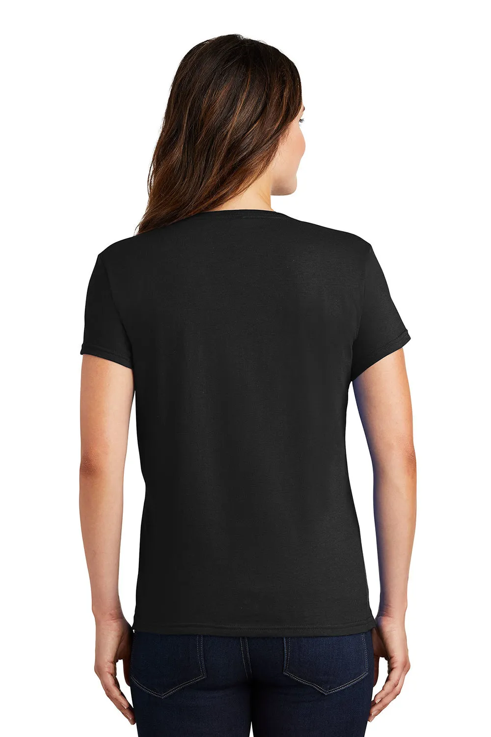 Gildan Womens Short Sleeve Crewneck T-Shirt - Black - Closeout  Affordable Clothing Gildan