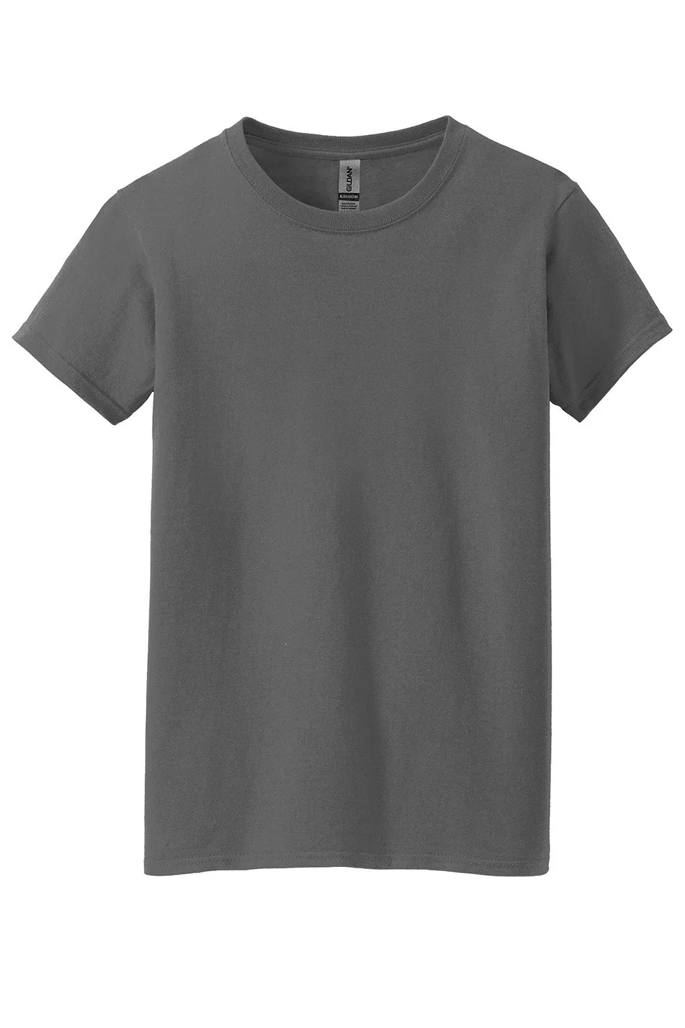 Gildan Womens Short Sleeve Crewneck T-Shirt - Charcoal Grey  Affordable Clothing Gildan