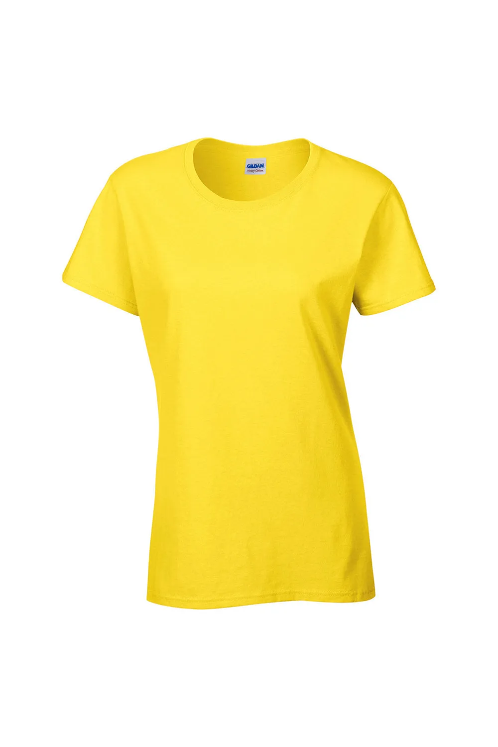 Gildan Womens Short Sleeve Crewneck T-Shirt - Daisy Yellow  Affordable Clothing Gildan