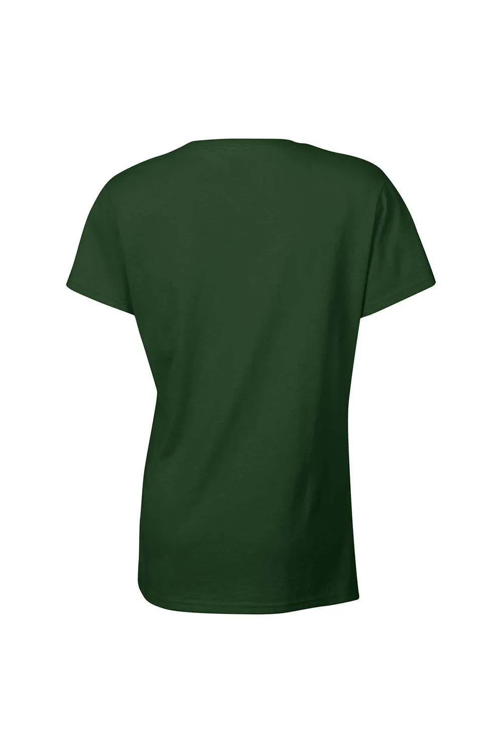Gildan Womens Short Sleeve Crewneck T-Shirt - Forest Green  Affordable Clothing Gildan