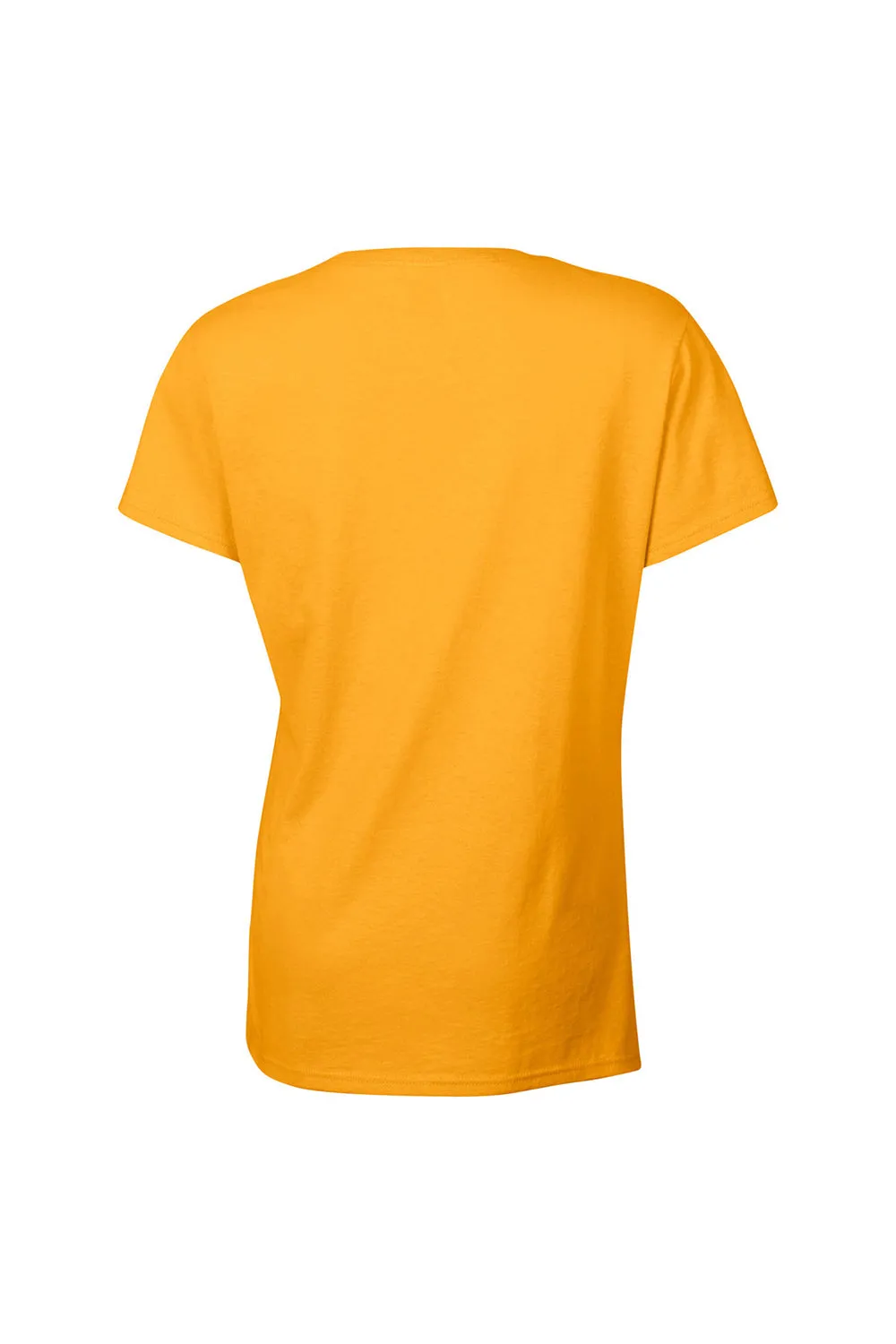 Gildan Womens Short Sleeve Crewneck T-Shirt - Gold  Affordable Clothing Gildan