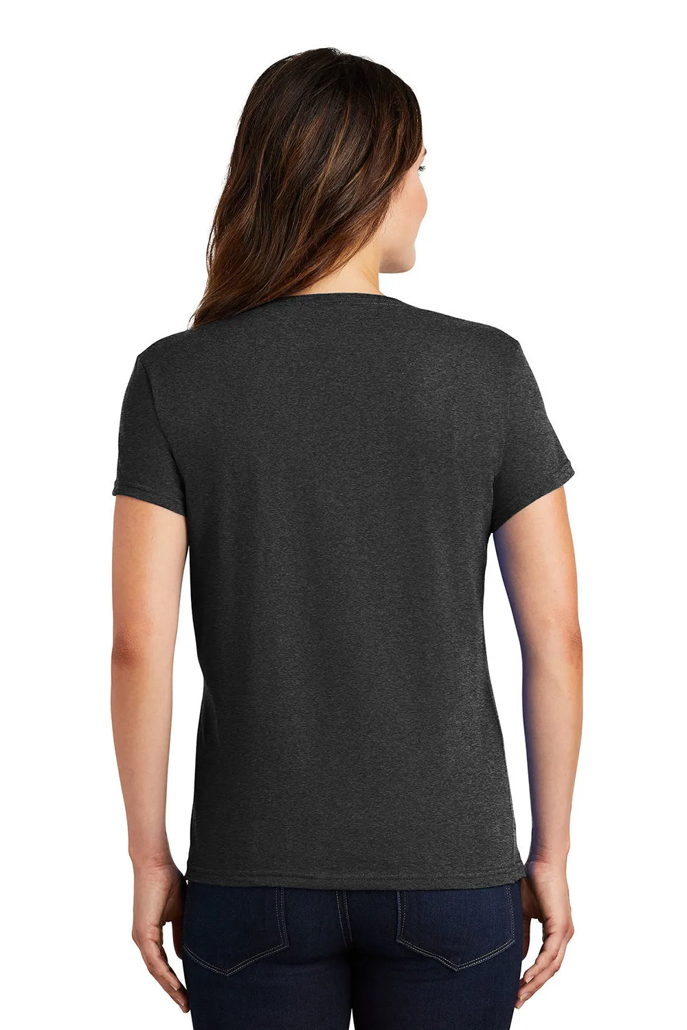 Gildan Womens Short Sleeve Crewneck T-Shirt - Heather Dark Grey - Closeout  Affordable Clothing Gildan