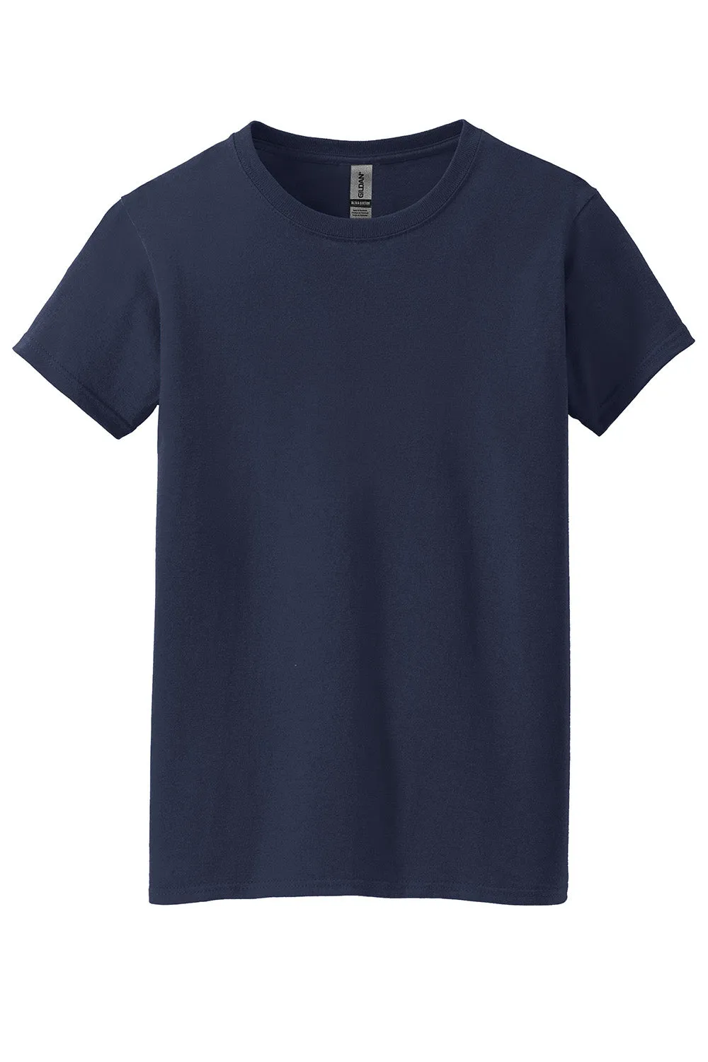 Gildan Womens Short Sleeve Crewneck T-Shirt - Navy Blue  Affordable Clothing Gildan