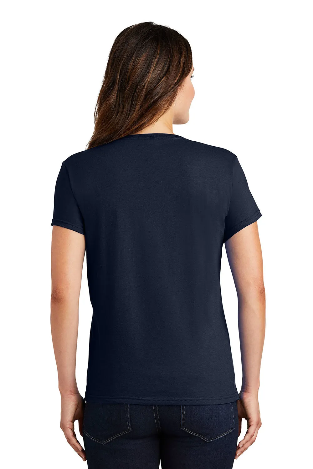 Gildan Womens Short Sleeve Crewneck T-Shirt - Navy Blue - Closeout  Affordable Clothing Gildan