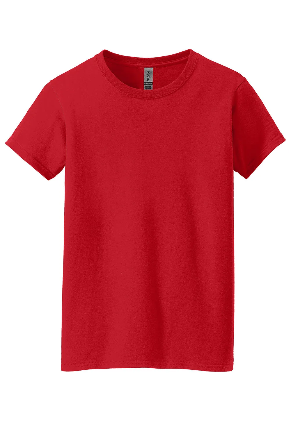 Gildan Womens Short Sleeve Crewneck T-Shirt - Red  Affordable Clothing Gildan