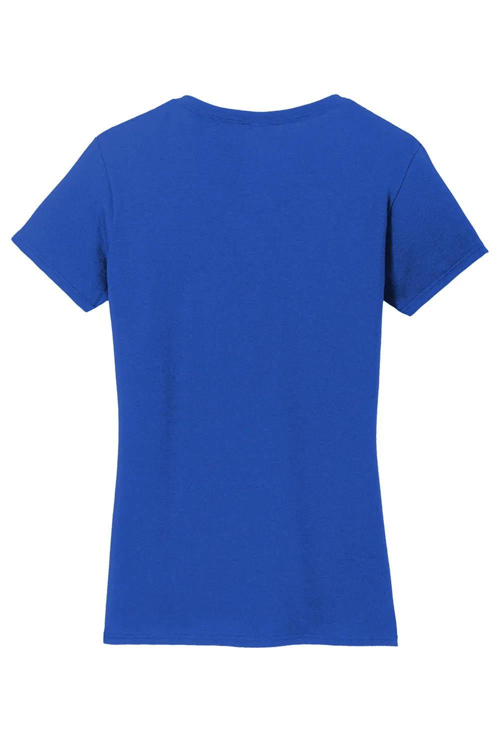 Gildan Womens Short Sleeve V-Neck T-Shirt - Royal Blue  Affordable Clothing Gildan