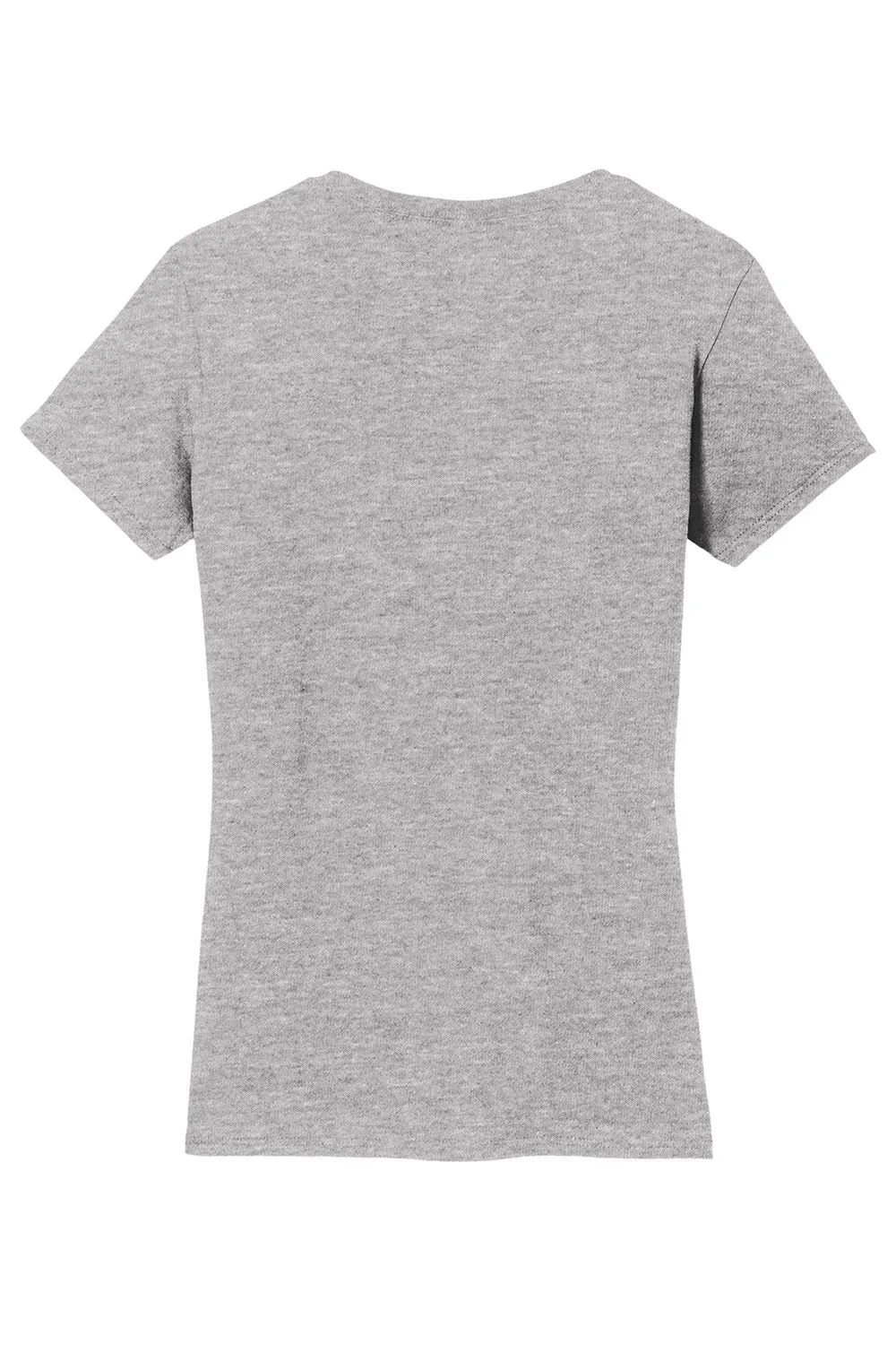 Gildan Womens Short Sleeve V-Neck T-Shirt - Sport Grey  Affordable Clothing Gildan