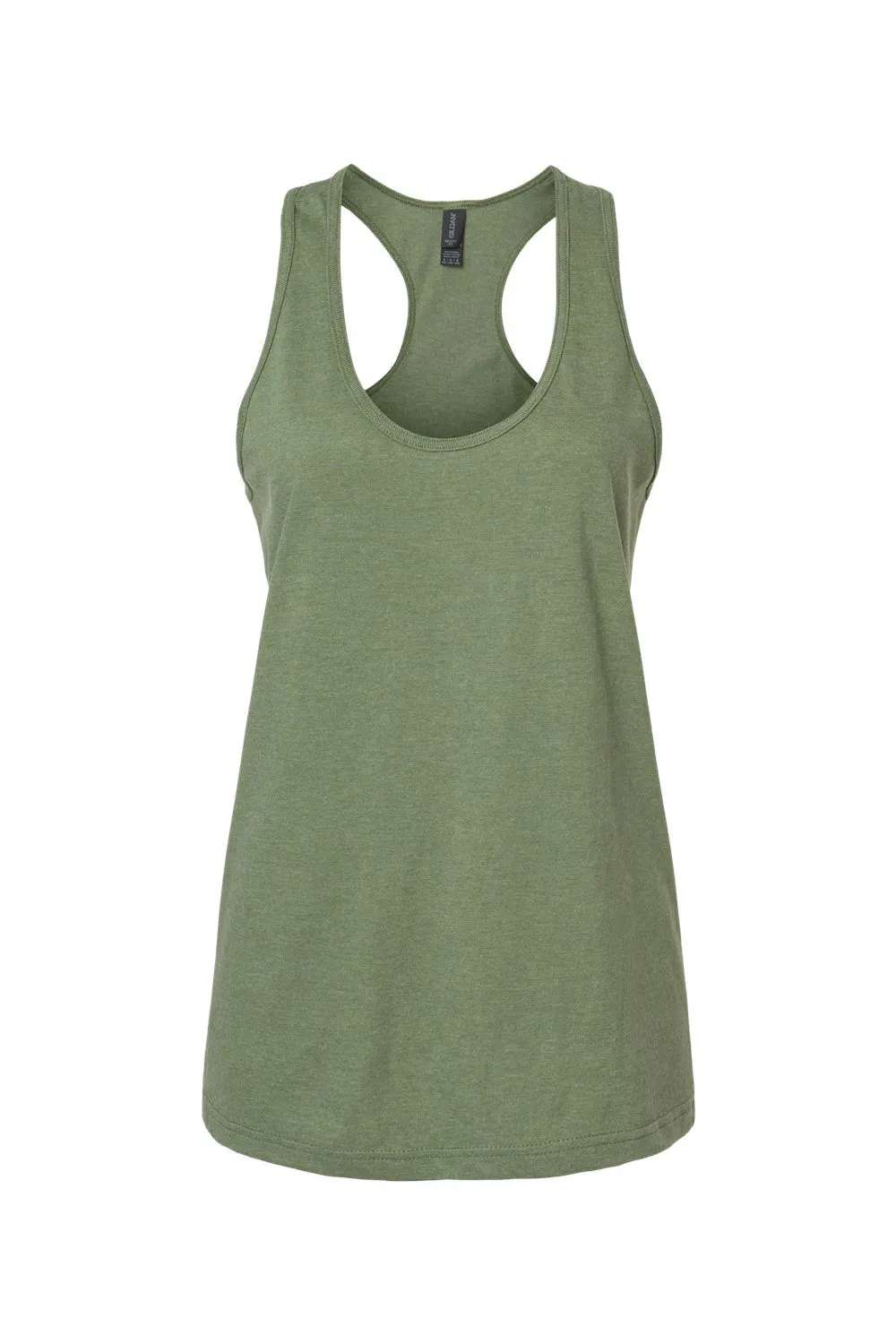 Gildan Womens Softstyle CVC Racerback Tank Top - Cactus Green  Affordable Clothing Gildan