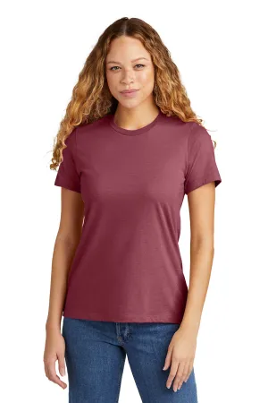 Gildan Womens Softstyle CVC Short Sleeve Crewneck T-Shirt - Maroon Mist  Affordable Clothing Gildan