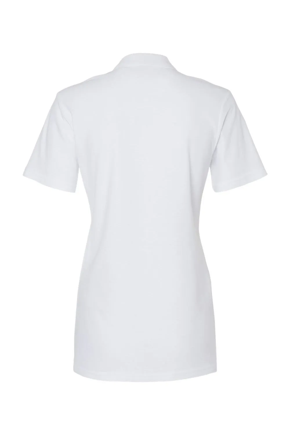 Gildan Womens SoftStyle Double Pique Short Sleeve Polo Shirt - White  Affordable Clothing Gildan
