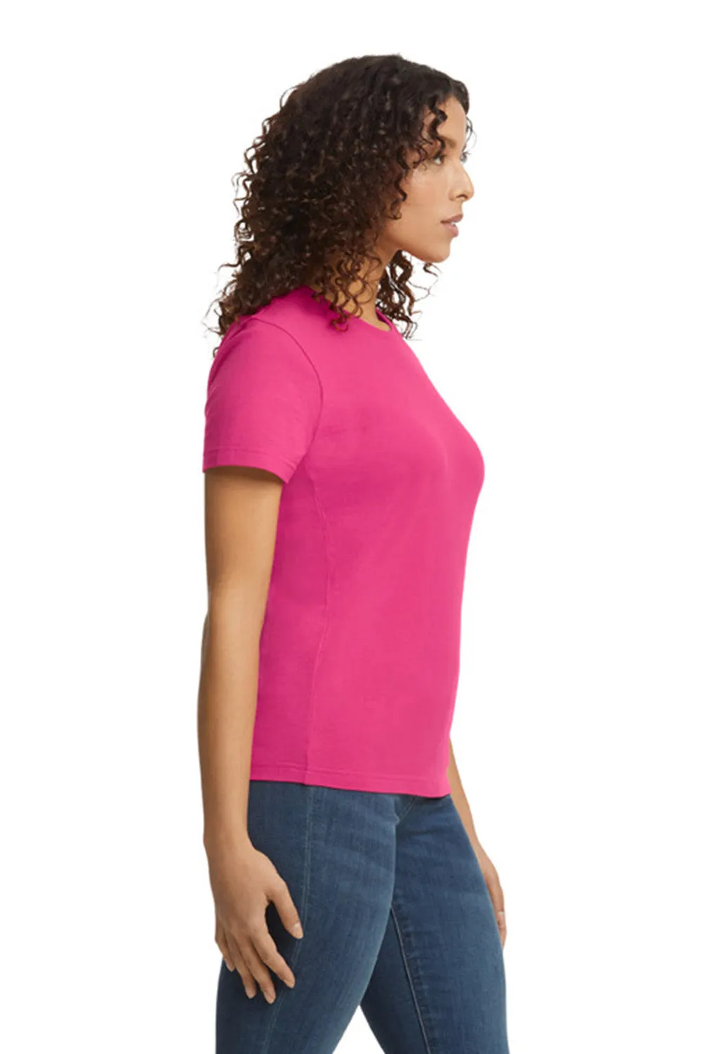 Gildan Womens Softstyle Short Sleeve Crewneck T-Shirt - Heliconia Pink  Affordable Clothing Gildan