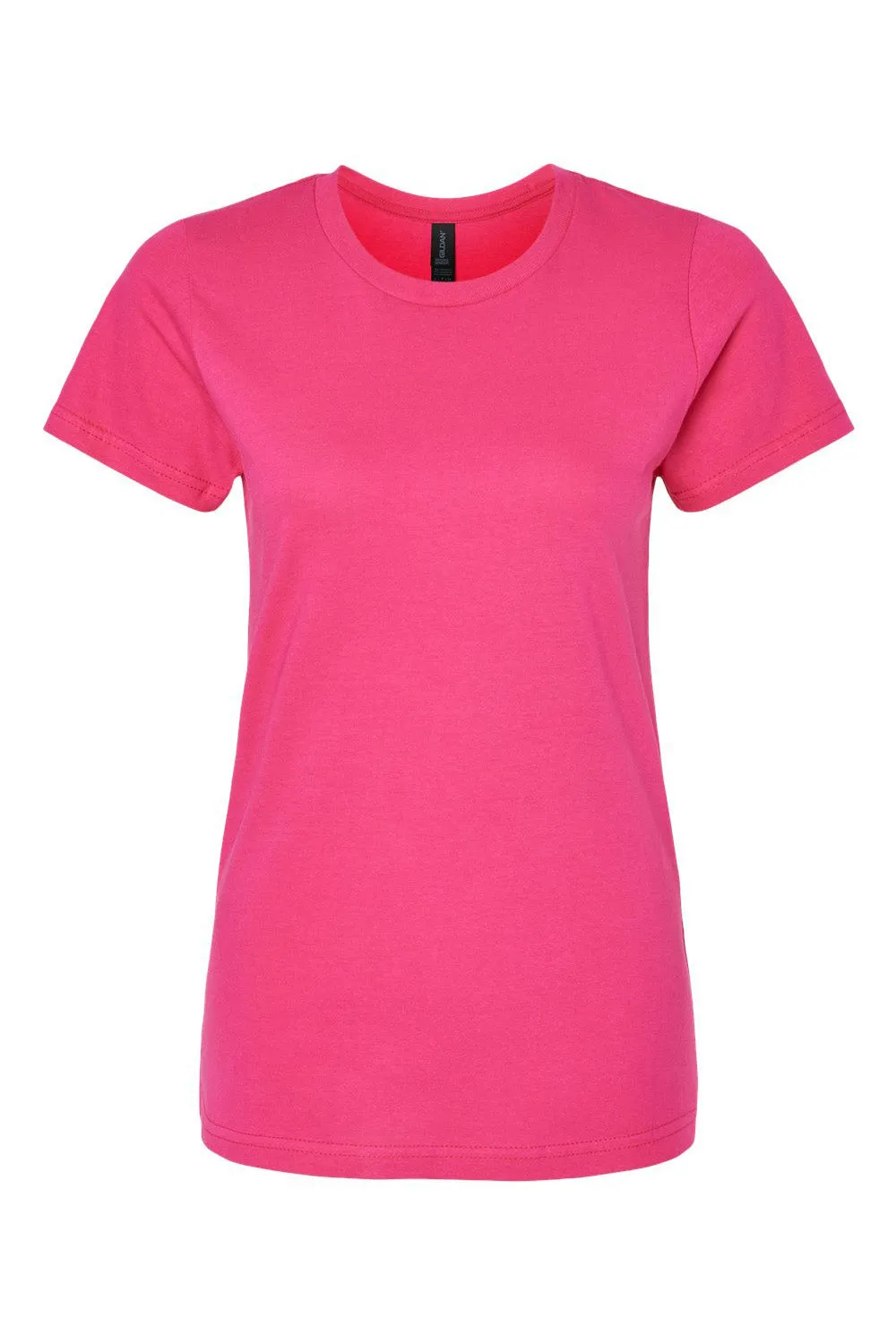 Gildan Womens Softstyle Short Sleeve Crewneck T-Shirt - Heliconia Pink  Affordable Clothing Gildan