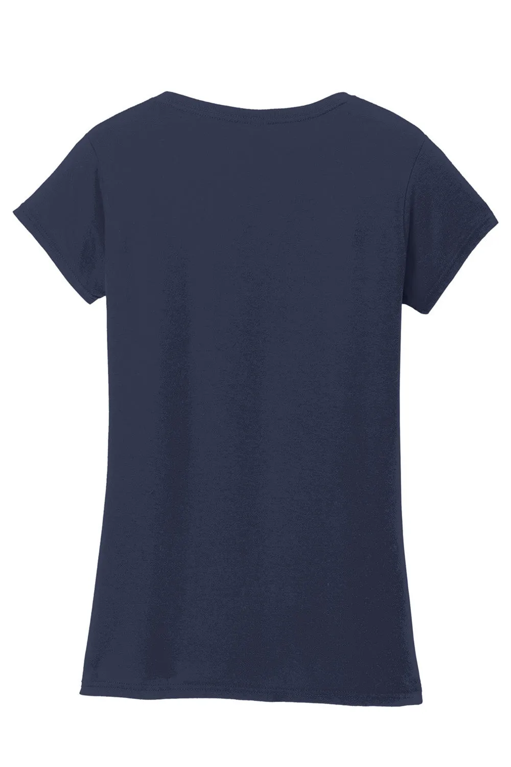 Gildan Womens Softstyle Short Sleeve V-Neck T-Shirt - Navy Blue  Affordable Clothing Gildan