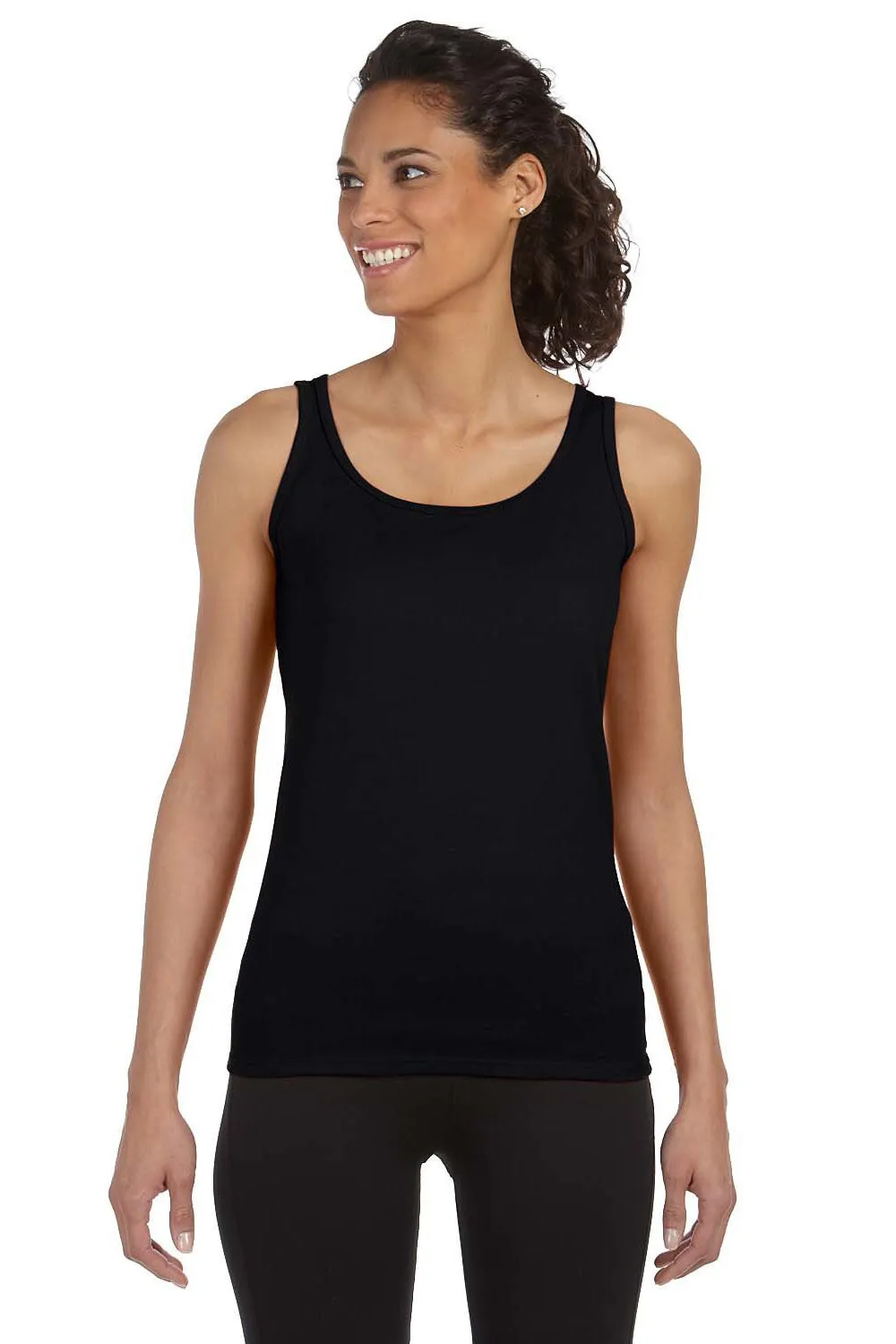 Gildan Womens Softstyle Tank Top - Black  Affordable Clothing Gildan